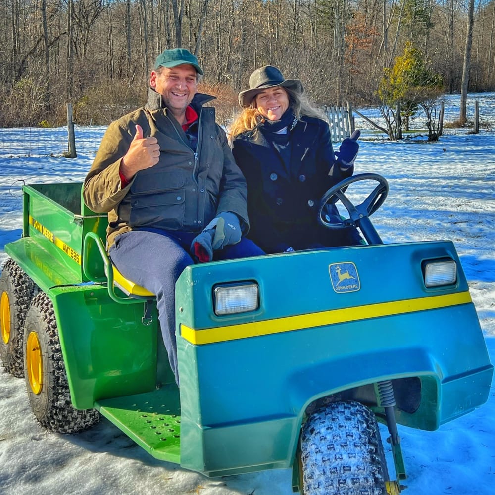 John Deere Truckling's New Owners, Lee and Heather Maxey (Photo: R.P. Murphy)