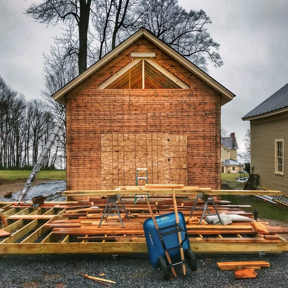 Icehouse Gable End Window, West Elevation, Exterior View (Photo: Hroth Ottosen)