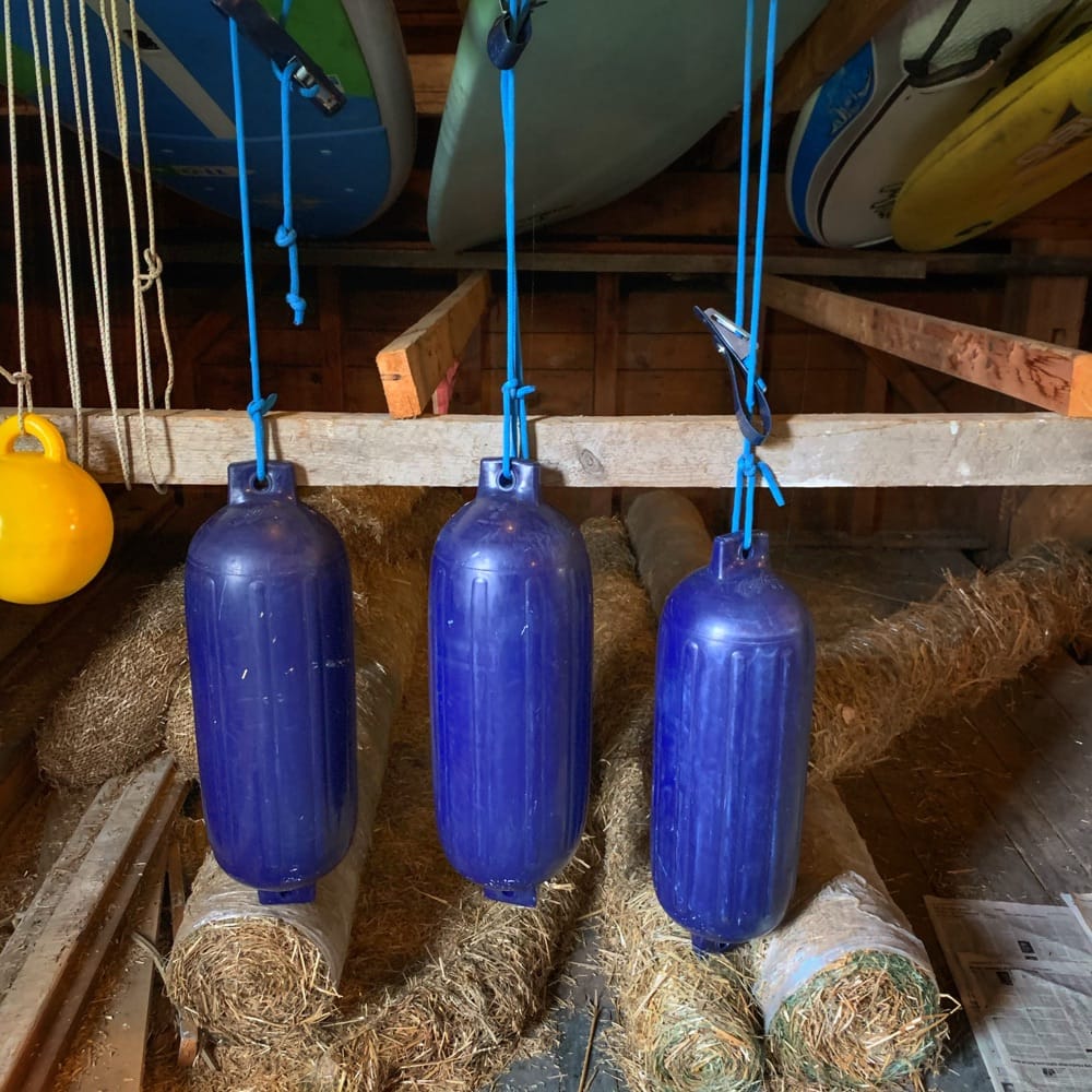 Tyranny of Stuff: Boat Fenders and Erosion Control Booms (Photo: Geo Davis)