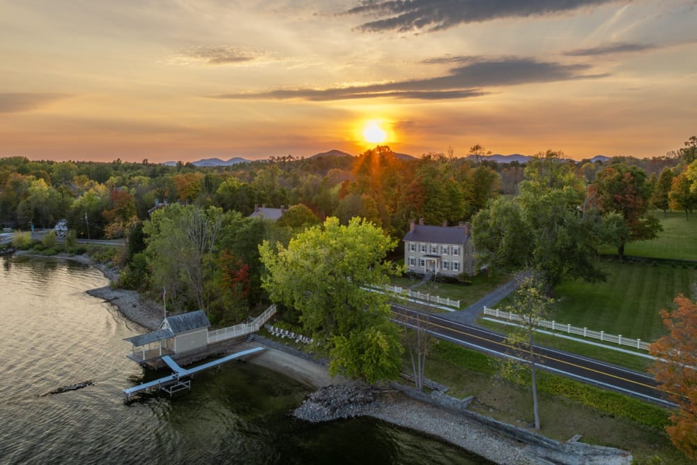 Adirondack Sundown at Rosslyn, October 11, 2024 (Photo: Ed Huber of Splitrock Productions for Adirondack Premier Properties)