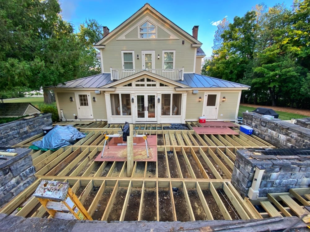 Deck Rebuild 2022: framing (Source: Geo Davis)