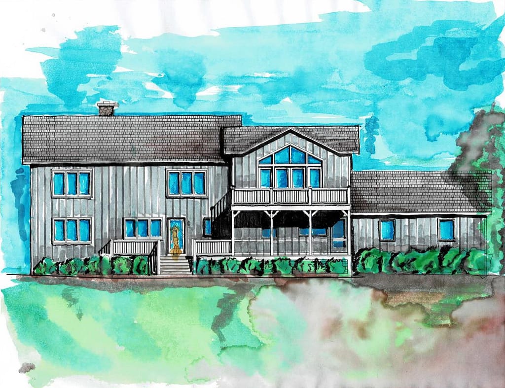 ADK Oasis Lakeside East Facade (Source: Tiho Dimitrov, dimitrovdesignstudio.com)