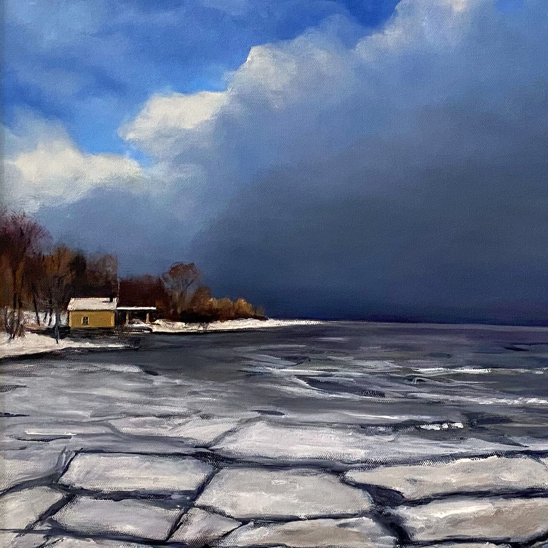 Rosslyn Boathouse (Painting: Florence Winn)