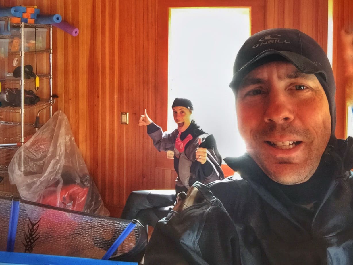 Dry Suits & Smiles for Wintery Windsurf, November 22, 2015 (Photo: Geo Davis)