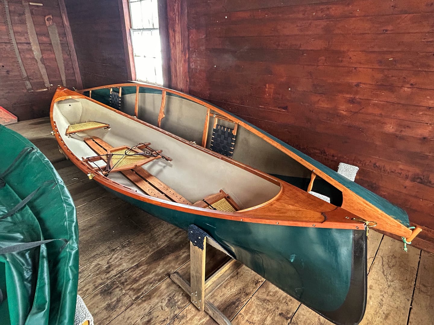 Custom canoe rehab'ed guideboat and canoe by Adirondack Guide Boat (Photo: Glen Gehrkens)