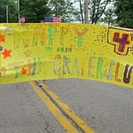 Crater Club Marchers, 4th of July parade, Essex, NY 2013