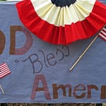 God Bless America, 4th of July parade, Essex, NY 2013
