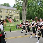 Bag Pipers, 4th of July parade, Essex, NY 2013