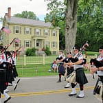 Bag Pipers, 4th of July parade, Essex, NY 2013