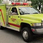 Fire Engine, 4th of July parade, Essex, NY 2013
