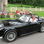 Triumph, 4th of July parade, Essex, NY 2013