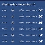Snow, Snow, Snow: 10 December 2014