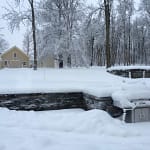 Winter started out with a deep, heavy, wet snowfall in early December 2014 that buried the grill.