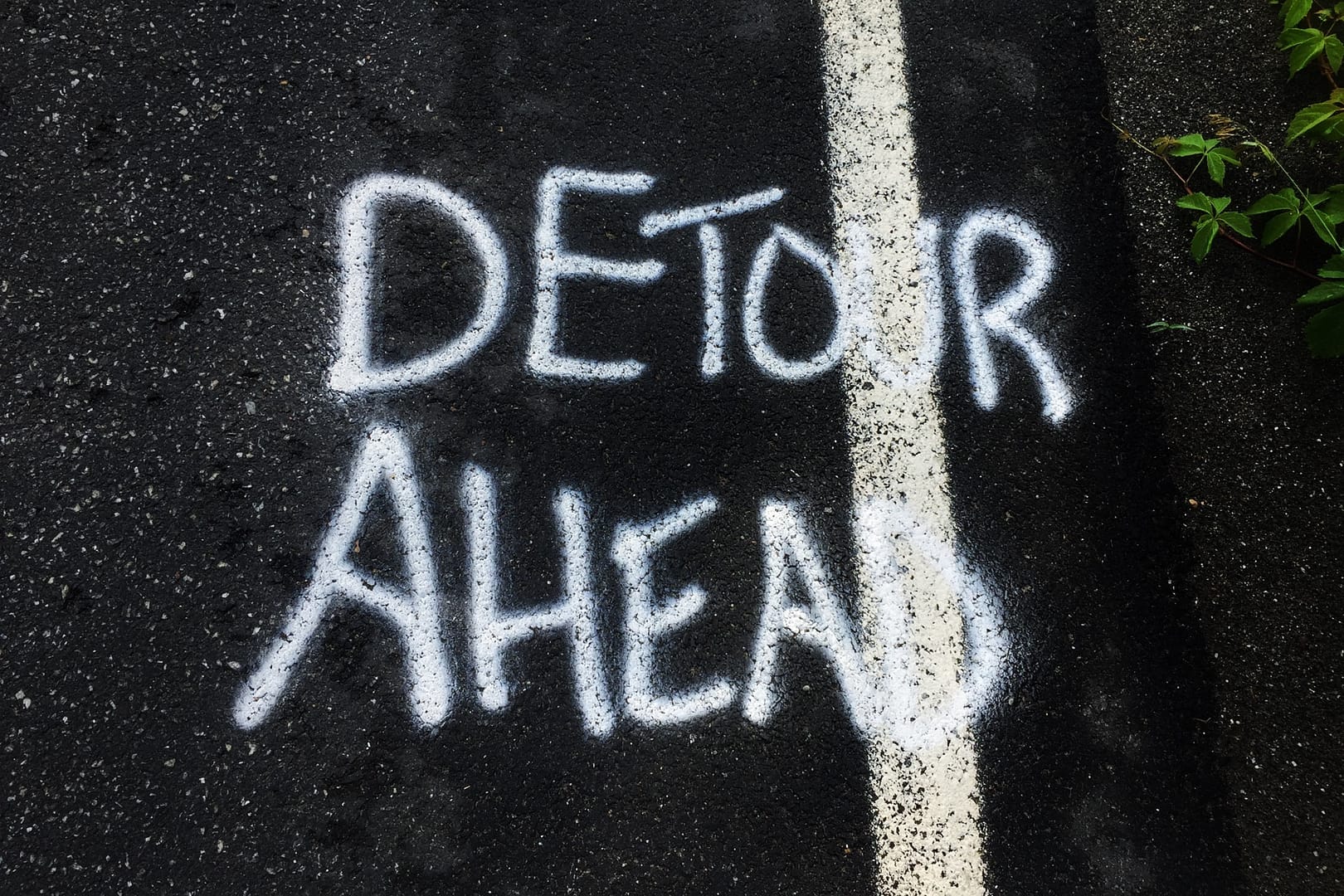 Detour Ahead (Photo: Geo Davis)