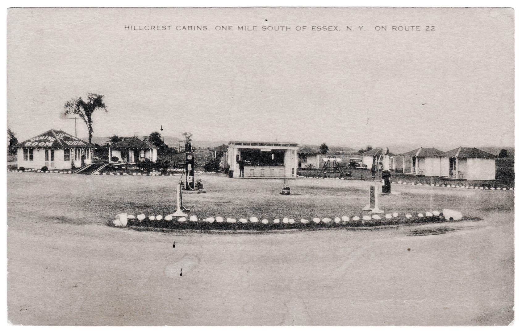 Hillcrest Station in Essex, NY (Source: Vintage Postcard)