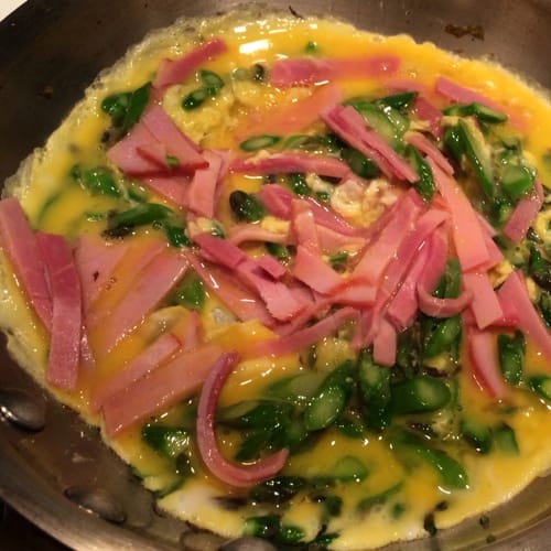 Green Eggs and Ham: deli sliced ham from Village Meat Market cut into strips (Photo: Geo Davis)
