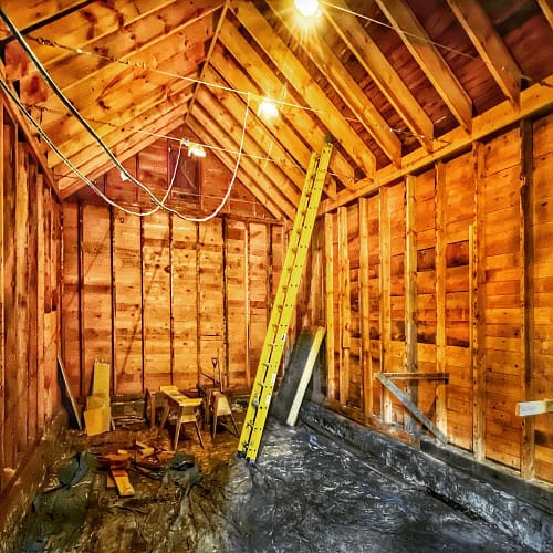 Clearing Out Historic Icehouse (Source: R.P. Murphy) Clearing Out Historic Icehouse (Source: R.P. Murphy)