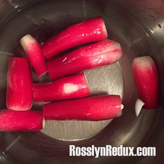 French Breakfast Radishes French Breakfast Radishes: The peppery-but-sweet taste of spring.
