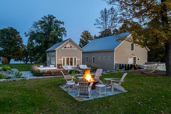 Saturday Night Fire Pit Behind the Barns, October 11, 2024 (Photo: Ed Huber)