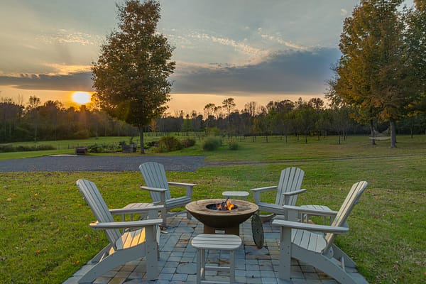 Sunset from the Fire Pit, October 11, 2024 (Photo: Ed Huber)