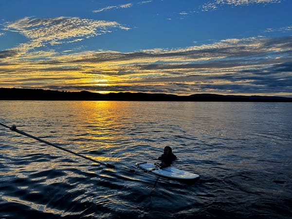 Sundown Surf on Lake Champlain, August 10, 2022 (Photo: Susan Bacot-Davis) Sundown Surf on Lake Champlain, August 10, 2022 (Photo: Susan Bacot-Davis)