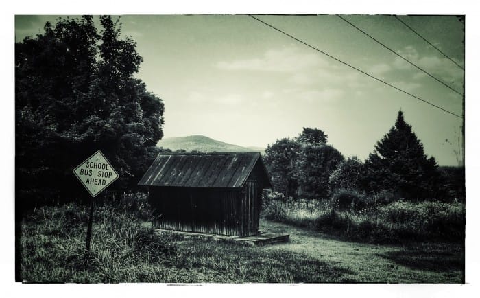 School Bus Stop Ahead (Photo: virtualDavis)