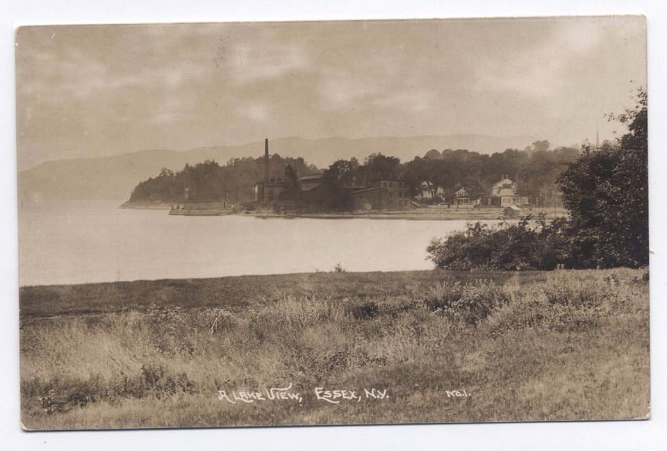 Industrial Waterfront, Essex on Lake Champlain, circa 1910